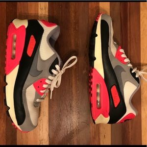 **Rare**Nike Air Max 90 OG Infrared Vintage 2013